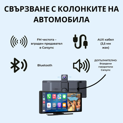Carsync Pro + 4K DVR камера + камера за задно виждане